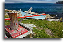 Blue Boat::Saint-Pierre and Miquelon::