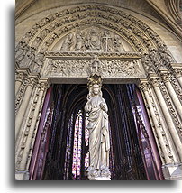Main Entrance::Sainte-Chapelle, Paris, France::