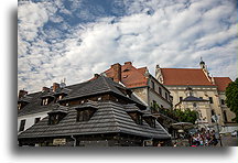 Widok z rynku::Kazimierz Dolny, Polska::