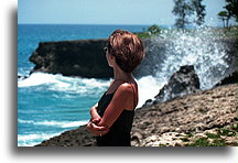 Caribbean Sea Shore::Santo Domingo, Domincan Republic, Caribbean::