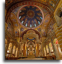 Wnętrze katedry::Saint Louis, Missouri, USA:::
