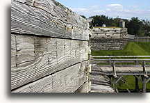 Mur obronny::Fort Stanwix, Nowy Jork, USA::