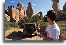Needles in Canyonlands::Needle District in Canyonlands, Utah, USA::